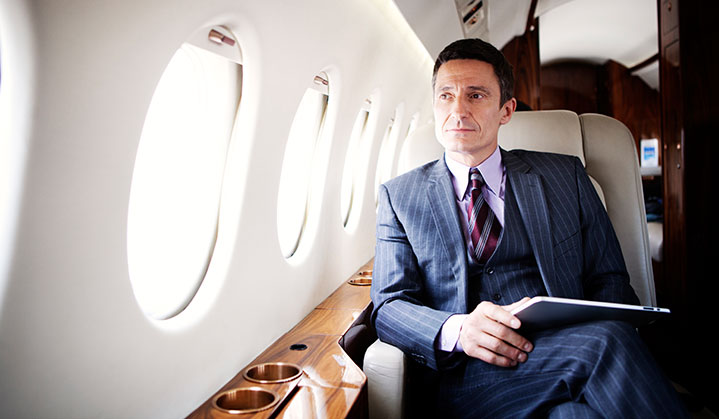 Explore aircraft financing options through BOK for busy executives.
