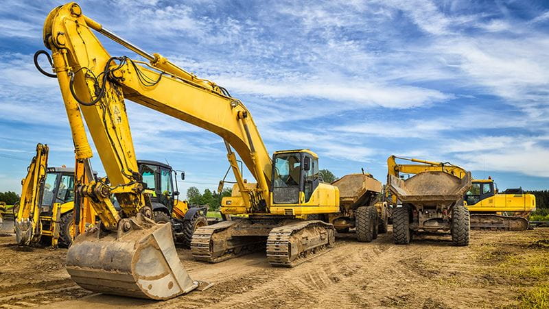 Bulldozer and other construction equipment